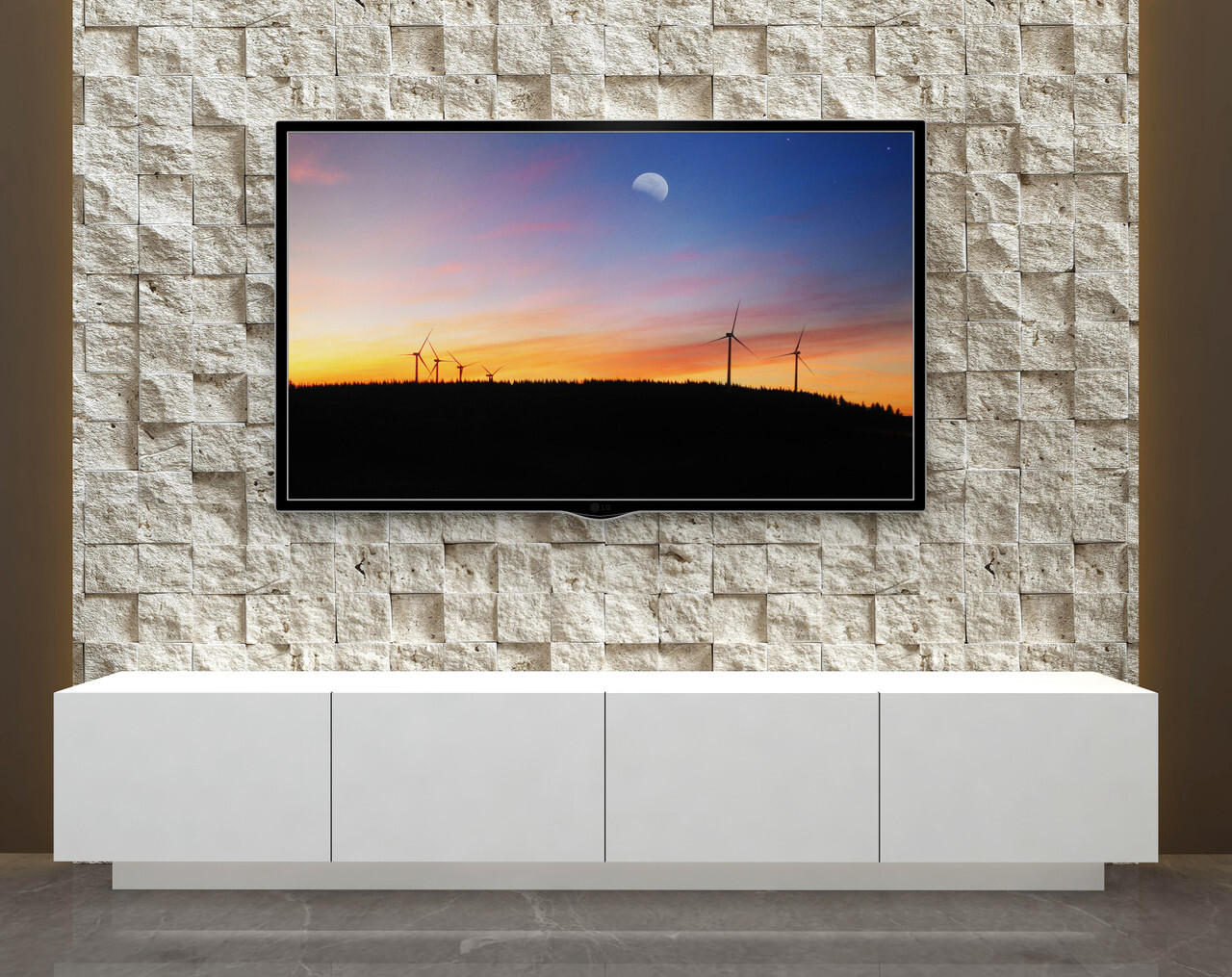 oak entertainment units